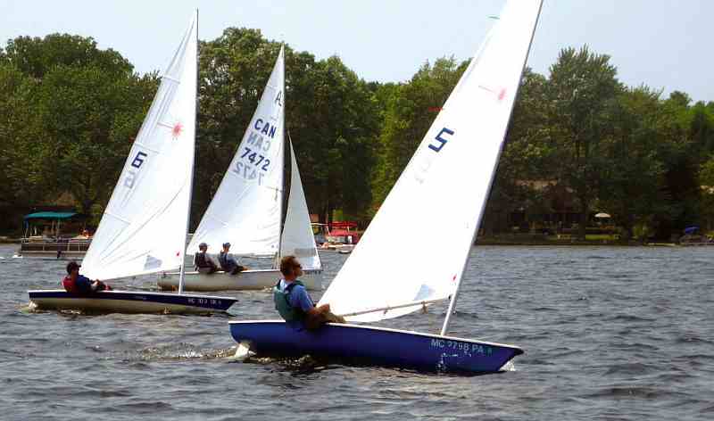 laser sailboat rigging