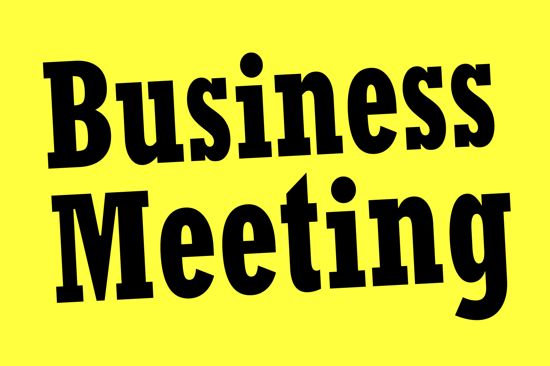 annual business meeting